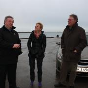 Tidligere Klimaminister Lykke Friis på besøg hos hveiti.